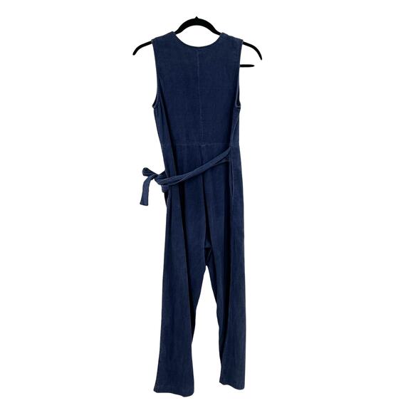 Shades of Grey‎ by Micah Cohen Wrap Origami Jumpsuit Corduroy Blue Size XXS - Picture 8 of 13